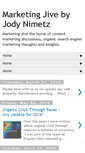 Mobile Screenshot of marketing-jive.com